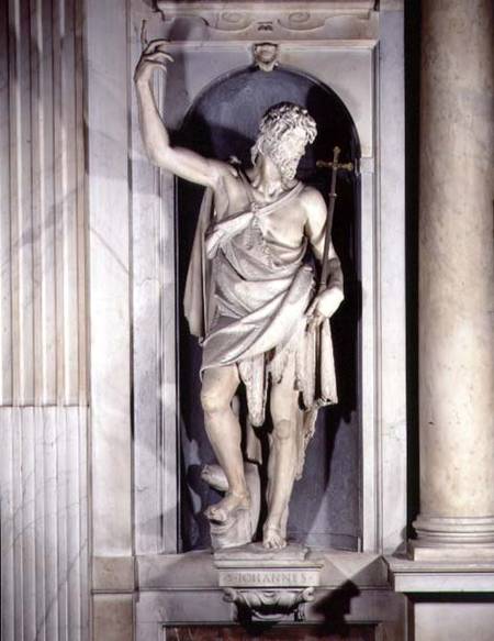 St. John the Baptist, niche from the Salviati Chapel from Giambologna