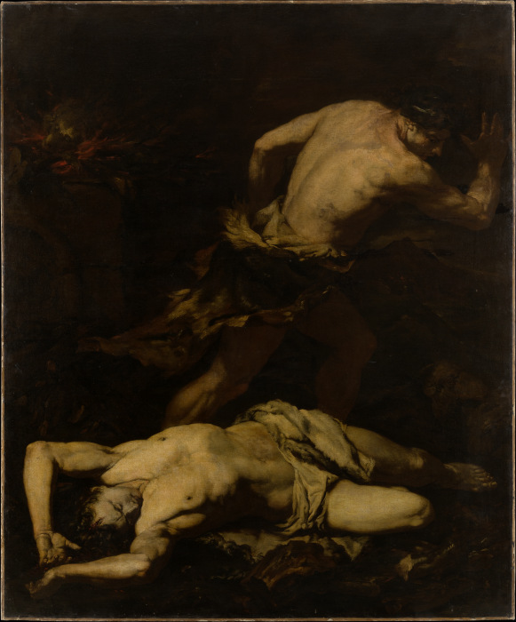 Cain Fleeing after the Murder of Abel from Gian Battista Langetti