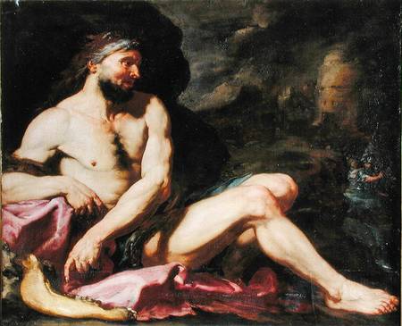 Samson Victorious from Gian Battista Langetti