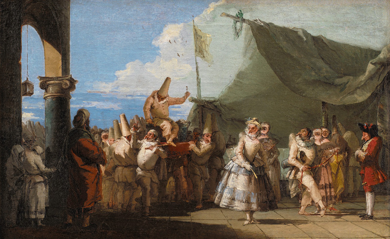 The Triumph of Pulcinella from Giandomenico Tiepolo