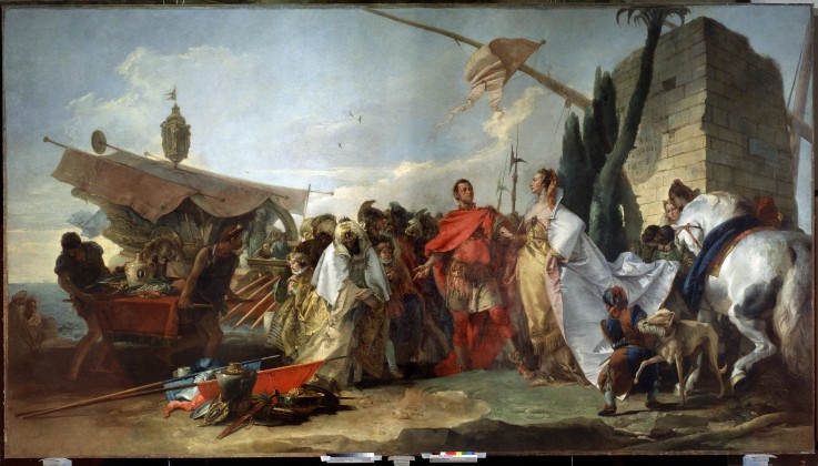 Caesar meeting Cleopatra from Giandomenico Tiepolo