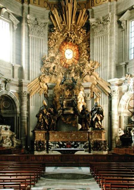 The chair of St. Peter from Gianlorenzo Bernini