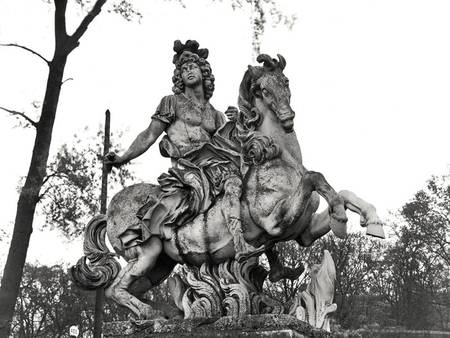 Equestrian statue of Louis XIV (1638-1715) from Gianlorenzo Bernini