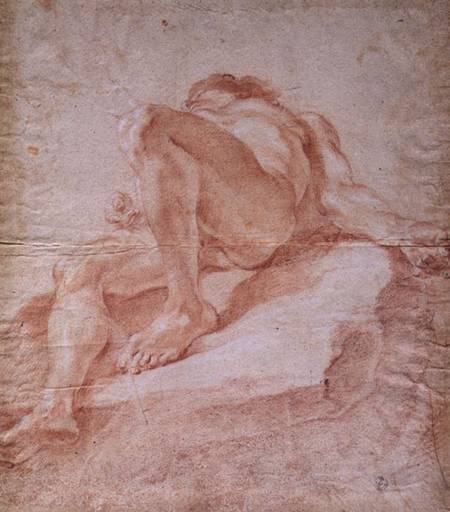 Sketch for the figure representing the Danube for 'The Fountain of the Four Rivers' from Gianlorenzo Bernini