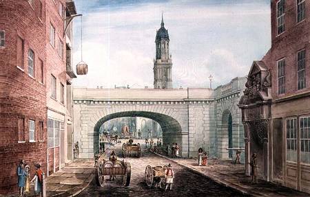 Lower Thames Street with the Entrance to Fishmongers' Hall from Gideon Yates
