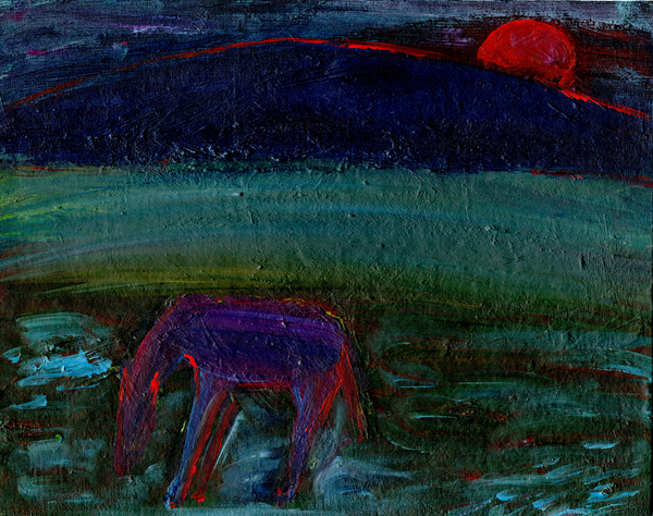 The Horse and the Red Moon from Gigi Sudbury