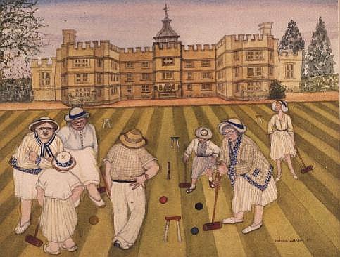 The Croquet Match  from  Gillian  Lawson