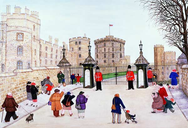 Windsor Castle Hill  from  Gillian  Lawson