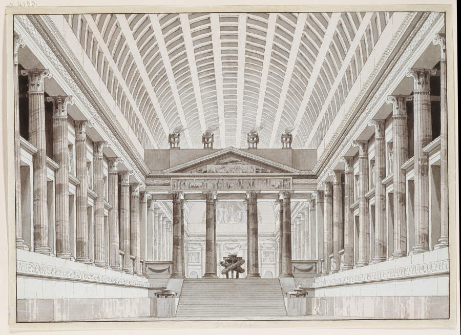 Korinthischer Festsaal mit großem kassettiertem Rundbogengewölbe from Giorgio Fuentes