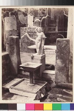 Pompeji: Brunnen mit Putto