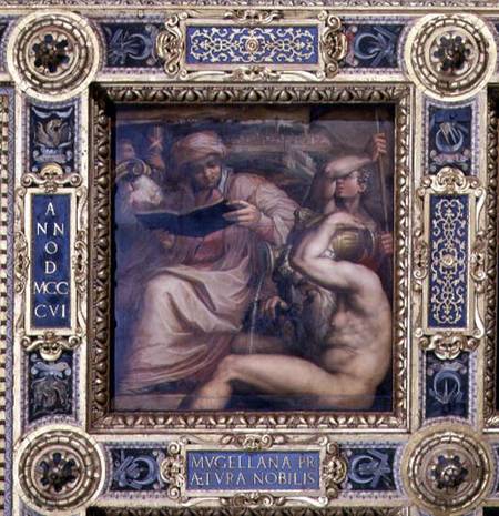 Allegory of the Mugello region from the ceiling of the Salone dei Cinquecento from Giorgio Vasari