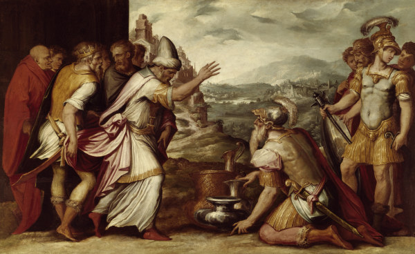 G.Vasari, Abraham und Melchisedek from Giorgio Vasari