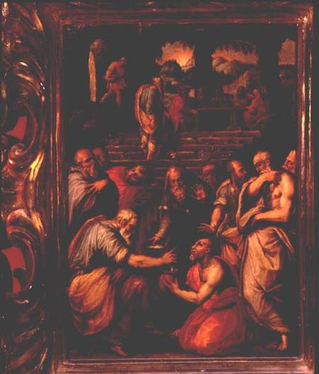 The Prophet Elisha cleansing Naaman from Giorgio Vasari