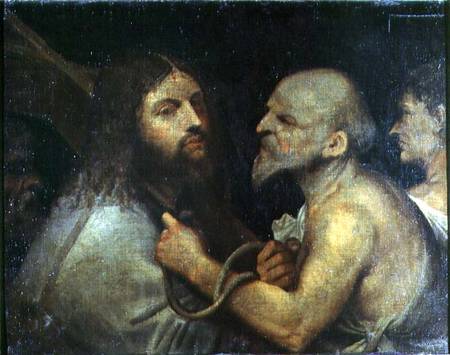 Christ Carrying the Cross from Giorgione (aka Giorgio Barbarelli or da Castelfranco)
