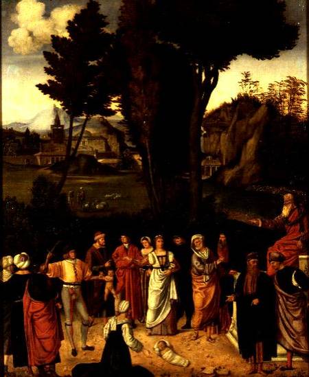 The Judgement of Solomon from Giorgione (aka Giorgio Barbarelli or da Castelfranco)