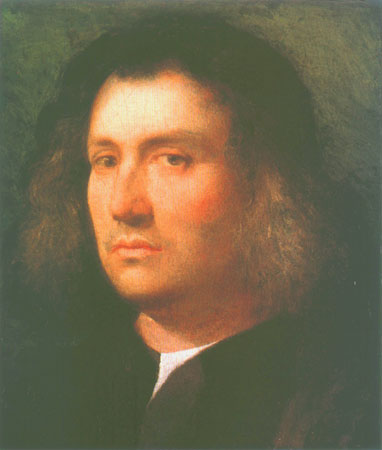 Portrait of Terris from Giorgione (aka Giorgio Barbarelli or da Castelfranco)