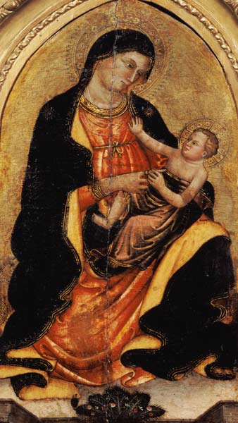 Maria mit dem Jesusknaben. from Giotto (di Bondone)