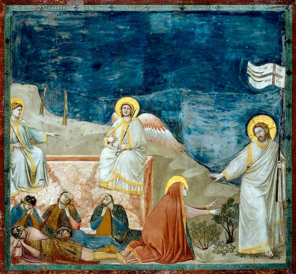 Giotto / The Resurrection / c.1303/05 - Artist Artist as art print or