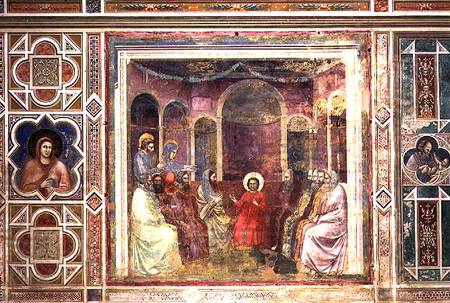 Christ Among the Doctors from Giotto (di Bondone)