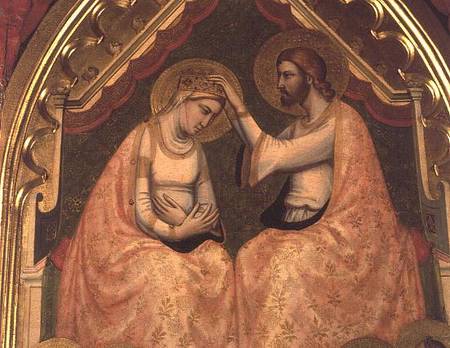 Coronation of the Virgin Polyptych (detail of centre panel) from Giotto (di Bondone)