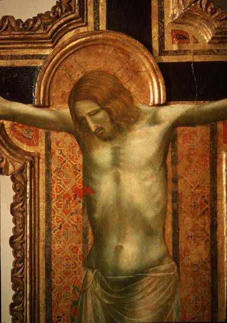 Crucifix, detail of Christ from Giotto (di Bondone)