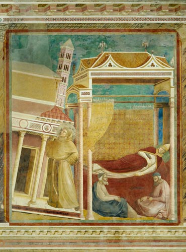 Der Traum des Papstes Innozenz III. from Giotto (di Bondone)