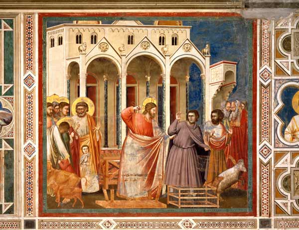 Expuslion of Money Changers / Giotto from Giotto (di Bondone)