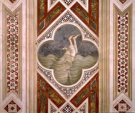 Jonah and the Whale from Giotto (di Bondone)