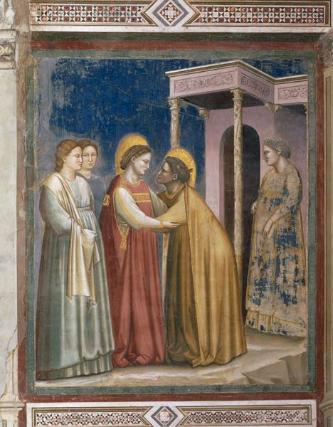 The Visitation of Mary/ Giotto/ 1303/10 from Giotto (di Bondone)