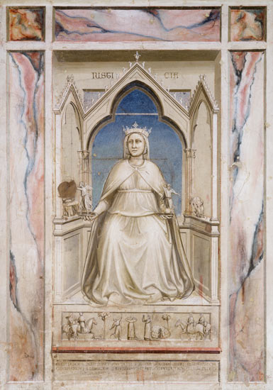 Allegory of Justice from Giotto (di Bondone)