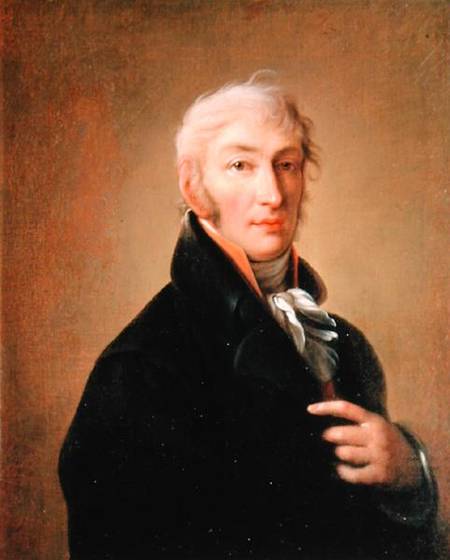 Portrait of Nikolay Mikhaylovich Karamzin (1766-1826) from Giovan Battista Ortolani-Damon