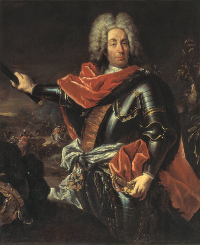 Portrait of Marshal Mattia von Schulemburg from Giovanni Antonio Guardi