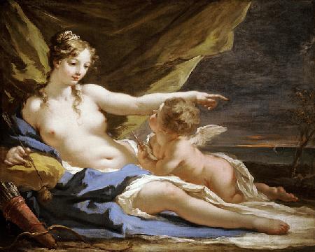 Venus und Amor.