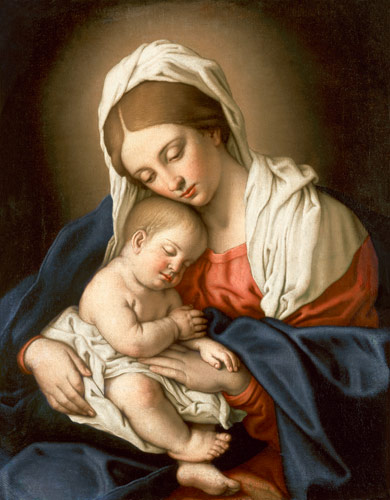 Madonna with child. from Giovan Battista detto "Il Sassoferrato" Salvi