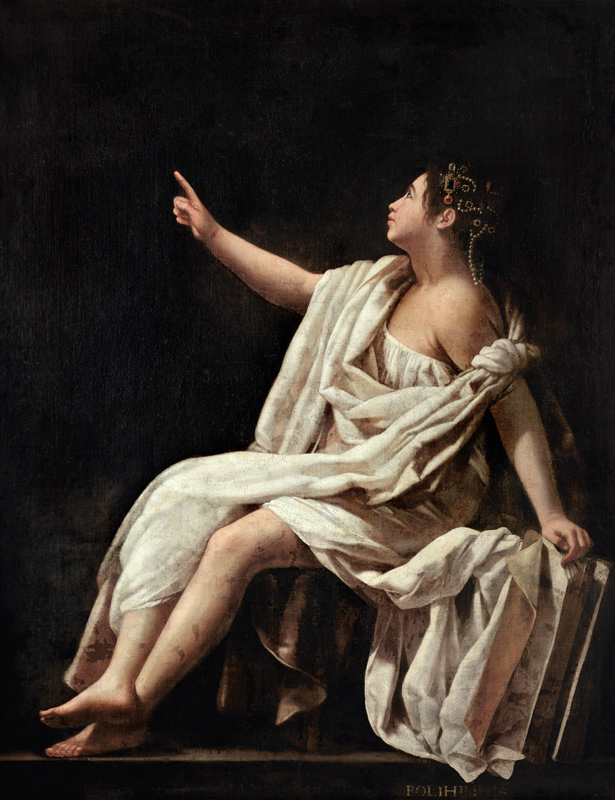 Polyhymnia, the Muse of Lyric Poetry from Giovanni Baglione