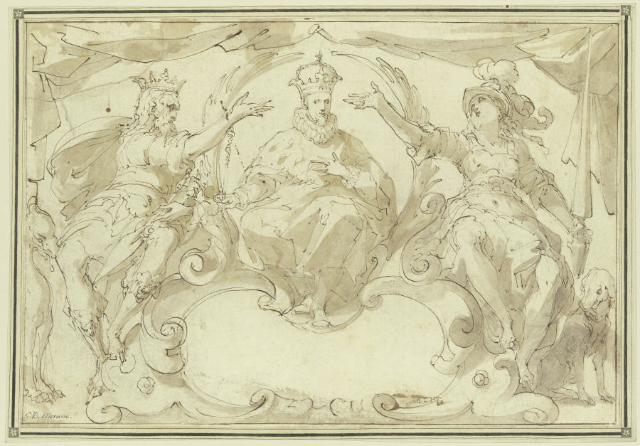 Apotheosis of an emperor from Giovanni Battista Merano