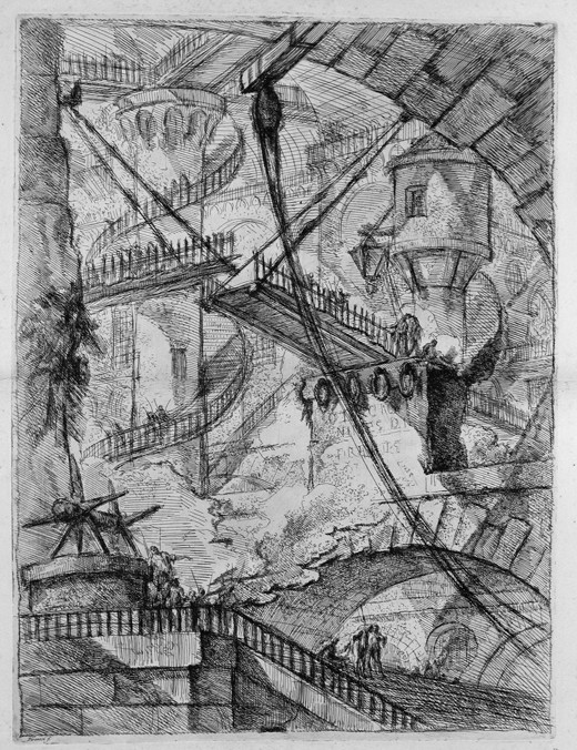 The Drawbridge. From the series The Imaginary Prisons (Le Carceri d'Invenzione) from Giovanni Battista Piranesi