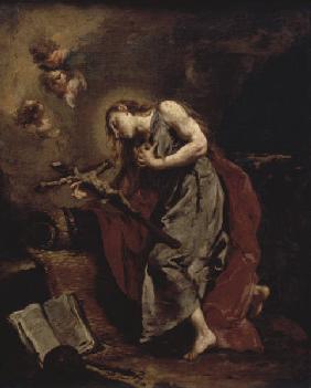 Pittoni, Giovanni Battista 1687-1767. ''Marie-Madeleine'', vers 1745. (Croquis realise pour le table