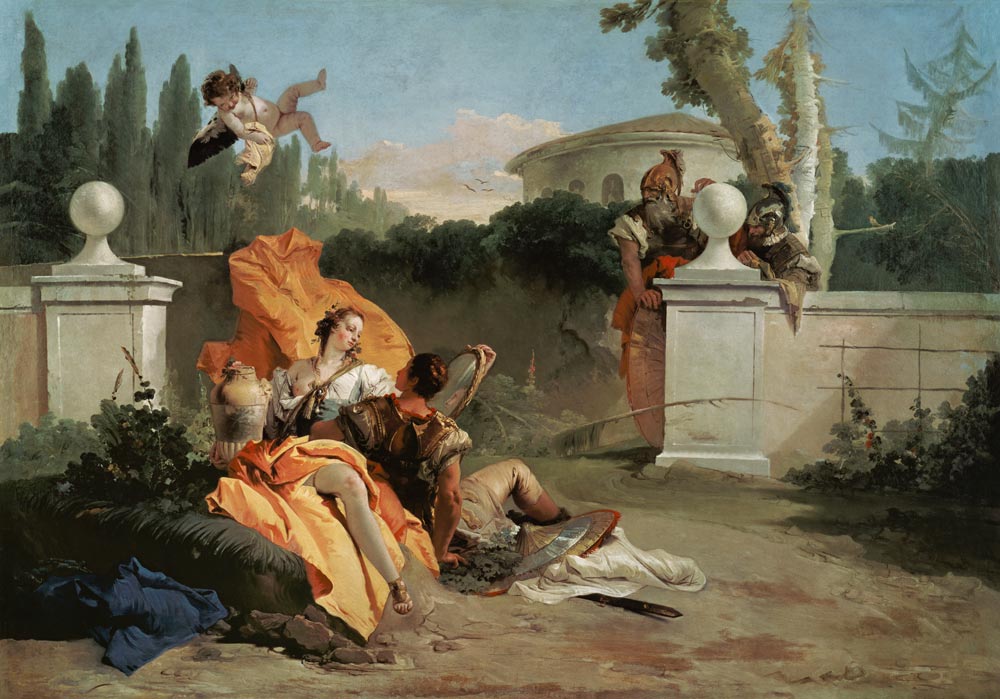 G. B. Tiepolo, Renaud et Armide surpris from Giovanni Battista Tiepolo