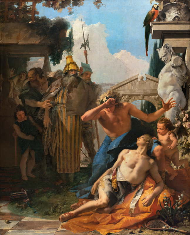 The Death of Hyacinthus from Giovanni Battista Tiepolo