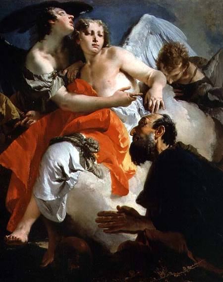 Abraham and the Three Angels from Giovanni Battista Tiepolo