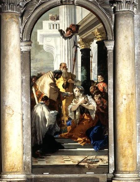 The Last Communion of St. Lucy from Giovanni Battista Tiepolo