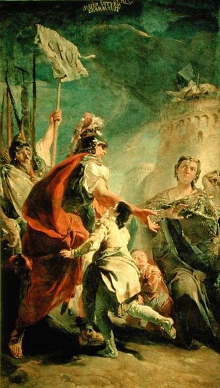 Coriolanus in the Environs of Rome from Giovanni Battista Tiepolo