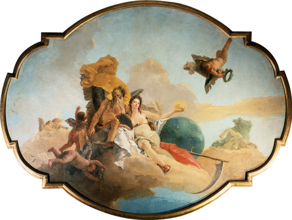 Die Zeit entschleiert die Wahrheit from Giovanni Battista Tiepolo