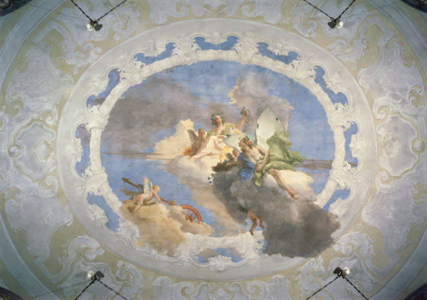 G.B.Tiepolo/ Allegory of spring from Giovanni Battista Tiepolo