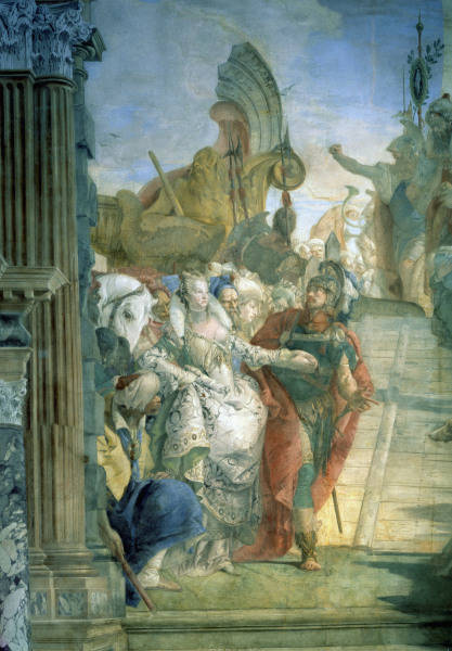 Cleopatra a.Mark Antony / Tiepolo / 1757 from Giovanni Battista Tiepolo