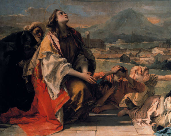 G.B.Tiepolo / Intercession of St. Thecla from Giovanni Battista Tiepolo