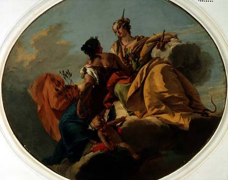 Justice and Peace from Giovanni Battista Tiepolo