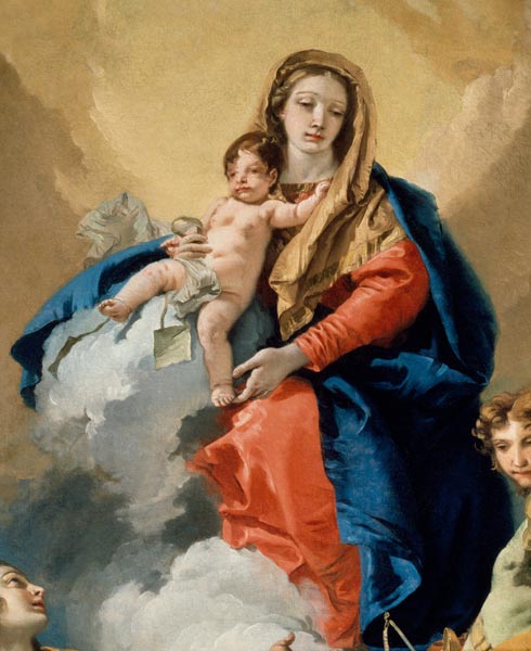Mary and Child / Tiepolo from Giovanni Battista Tiepolo