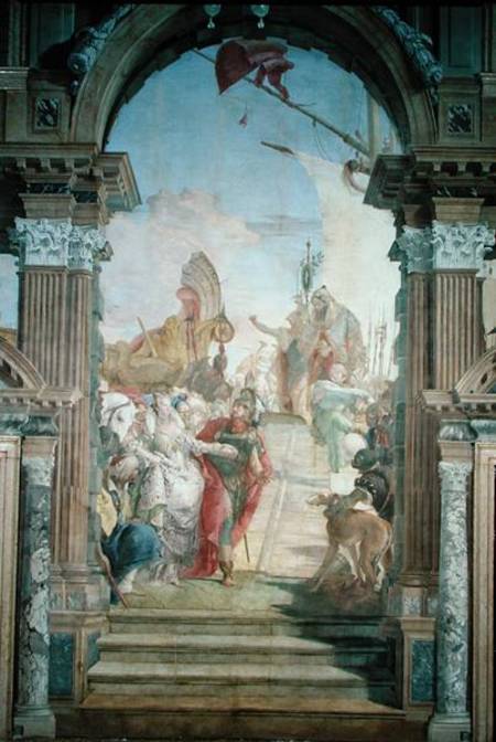 The Meeting of Anthony (c.82-30 BC) and Cleopatra (51-30 BC) from Giovanni Battista Tiepolo